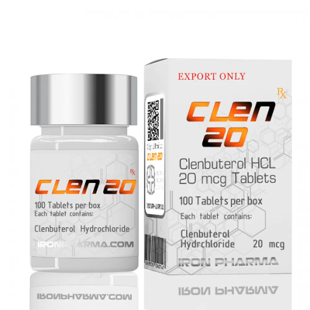 Iron Pharma Clenbuterol 100 Tablet 20mcg